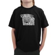 Boys Pug Face T-shirt by Los Angeles Pop Art