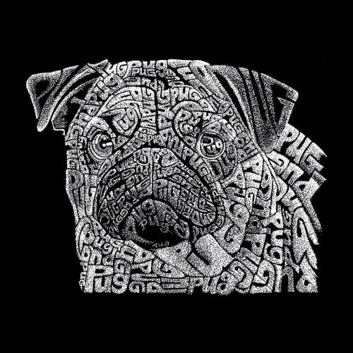  Boys Pug Face T-shirt by Los Angeles Pop Art