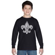 Boys 12 Points of Scout Law Long-sleeved T-shirt by Los Angeles Pop Art