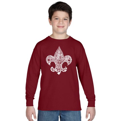  Boys 12 Points of Scout Law Long-sleeved T-shirt by Los Angeles Pop Art