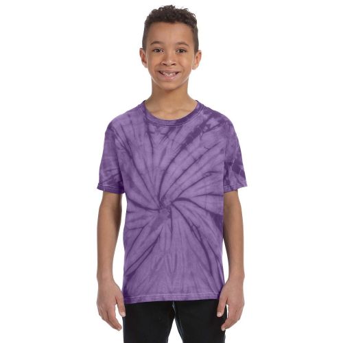  Boys Spider Tie-Dyed Purple T-Shirt