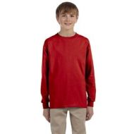 Boys Heavyweight Blend True Red Long-sleeve T-shirt