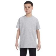 Boys Ash Heavyweight Cotton and Polyester Blend T-shirt