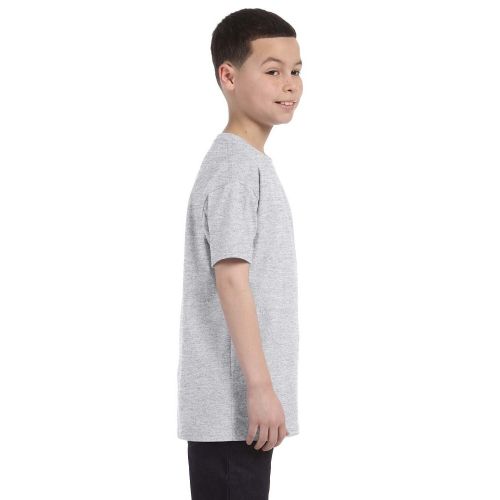  Boys Ash Heavyweight Cotton and Polyester Blend T-shirt