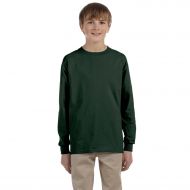 Boys Green Heavyweight Long-sleeve T-shirt
