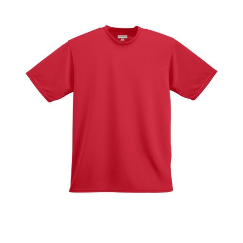  Boys Red Polyester Wicking T-shirt