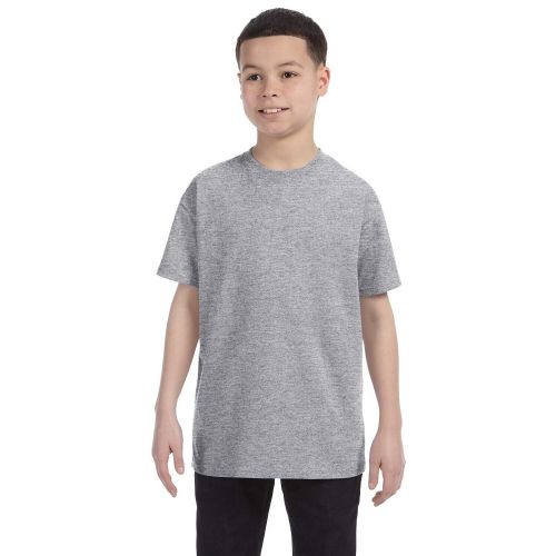  Boys Grey Heavyweight Blend Oxford T-shirt