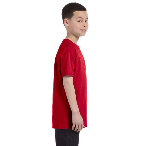  Boys Red Heavy Cotton T-shirt by Gildan