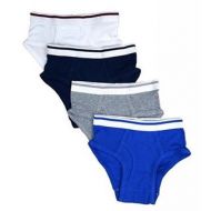 Boys 100-percent Cotton Assorted Colors Briefs (Pack of 4)