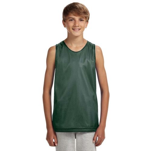  Boys HunterWhite Reversible Mesh Tank