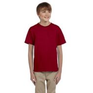 Boys Cardinal Red Ultra Cotton T-Shirt by Gildan
