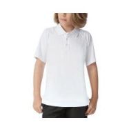 Boys Fila Fundamental Polo White/White by Fila