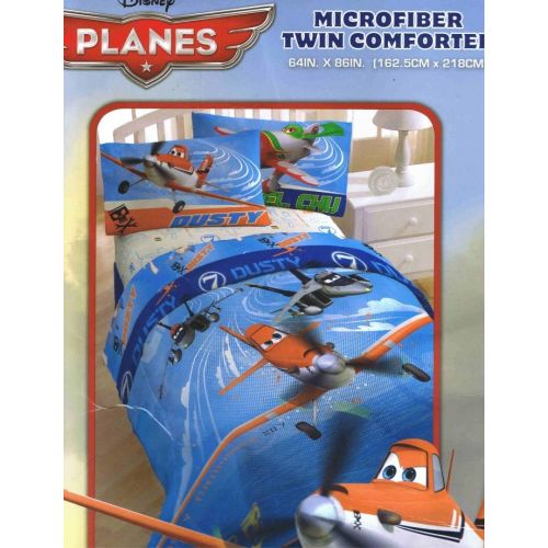 디즈니 Boys bedding Disney Pixar Planes Comforter, Twin, Blue