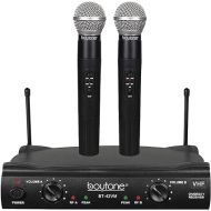 Boytone BT-42VM Dual Frequency Wireless Microphone System, 2-Channel, 174-216MHz, 15 Hours Battery Life