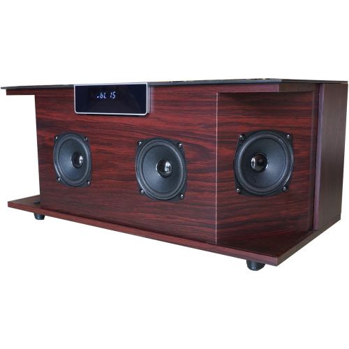 보이톤 Boytone BT-66B, 100-Watts Wireless Bluetooth Premium HiFi Home Stereo Theater System, Powerful Speaker, Super Bass, Clear Sound, 6.5 Subwoofer Plus 3 X 4 MidrangeTweeter, FM Radio