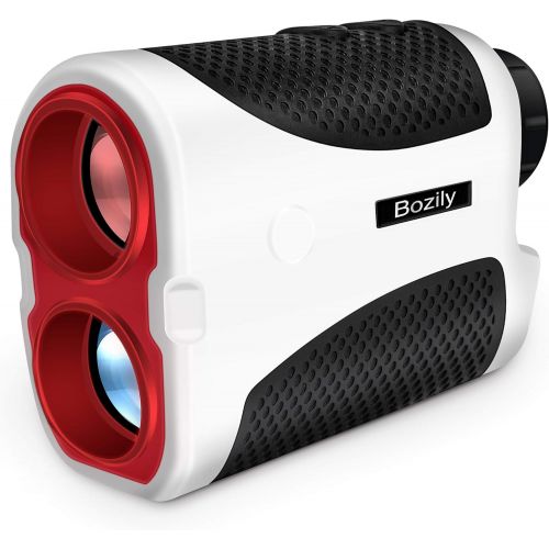  Bozily Golf Rangefinder, 6X Laser Range Finder 1000 Yards with Slope ON/Off Technology, Fast Flag-Lock, Continuous Scan Support - Tournament Legal Golf Rangefinder