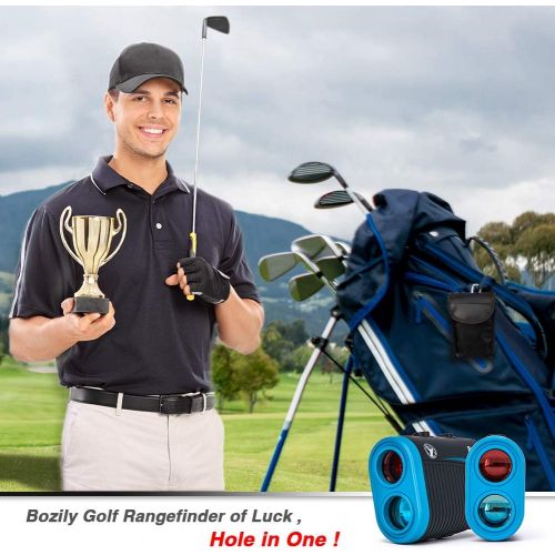  [아마존베스트]Bozily Golf Rangefinder, 6X Rechargeable Laser Range Finder 1200 Yards with Slope Adjustment, Flag-Lock, Slope ON/Off, Continuous Scan Support - Tournament Legal Golf Rangefinder