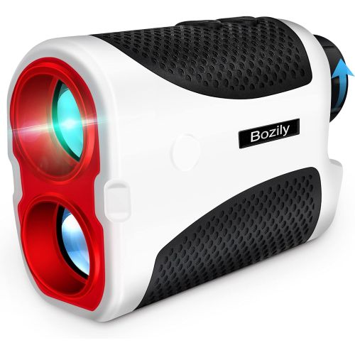  Bozily Golf Rangefinder, Flag-Lock Range finder 1000 Yards-Slope Measurement, 6X Magnification Clear View with Vibration Laser Range Finder, Fast Reading, Continuous Scan Golf Find