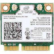 Bplus: Intel Network 7260.HMWG WiFi Wireless-AC 7260 HT Dual Band 2x2 AC+Bluetooth HMCPartner; Bluetooth half Size Module