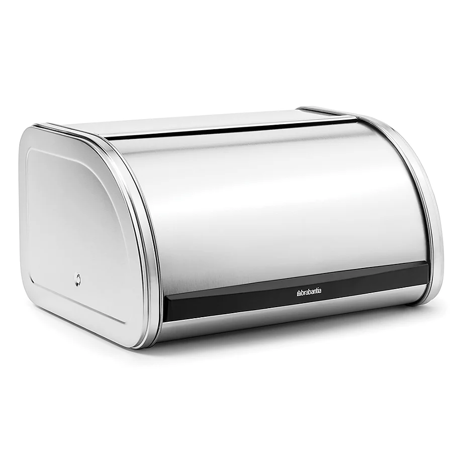  Brabantia Medium Roll Top Bread Bin in Brushed Stainless Steel