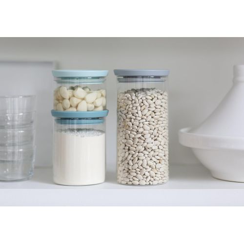  [아마존 핫딜] Brabantia Stackable Glass Food Storage Containers, Set of 3