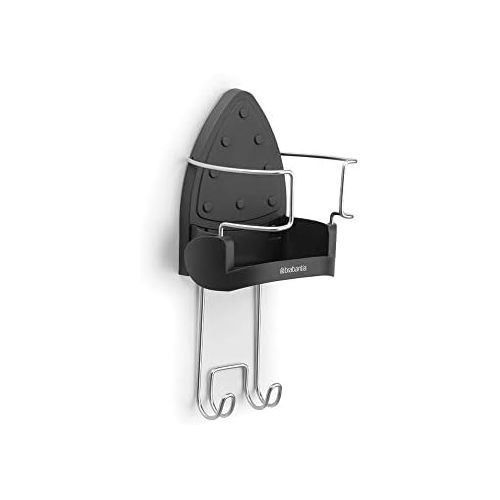  [아마존베스트]Brabantia Wall-Mounted Rest and Hanging Ironing Board Holder, Gray