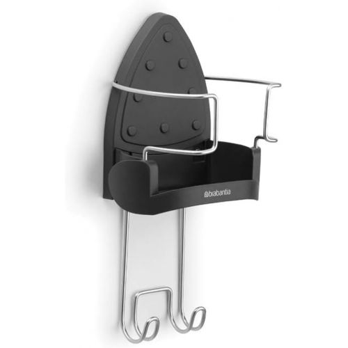  [아마존베스트]Brabantia Wall-Mounted Rest and Hanging Ironing Board Holder, Gray