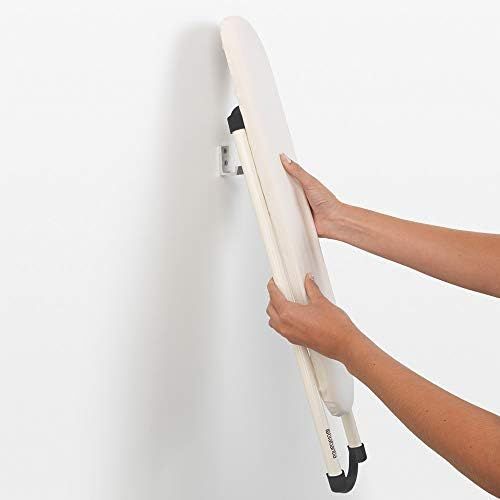  Brabantia Sleeve Board, 60 x 10cm - White Frame + Cover Cotton no Foam, Ecru
