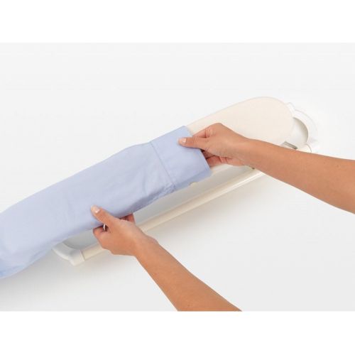  Brabantia Sleeve Board, 60 x 10cm - White Frame + Cover Cotton no Foam, Ecru