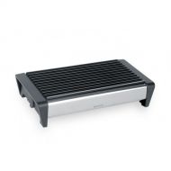 Brabantia Food Warmer, 2 Burner - Brilliant Steel with Black Grille