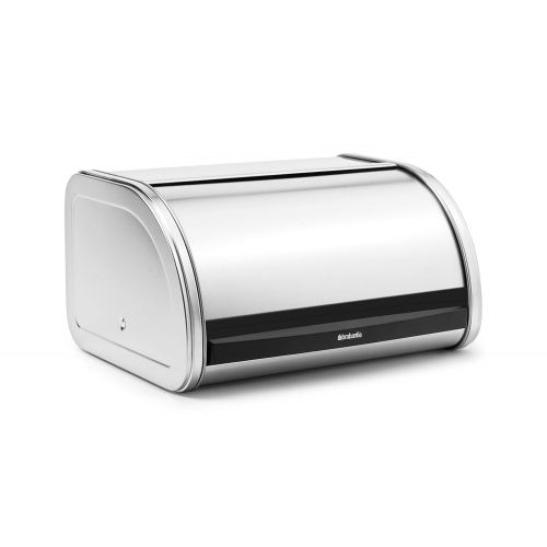  Brabantia Roll Top Bread Box, Medium - Matte Steel 348907