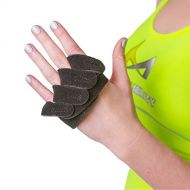 BraceAbility Ulnar Deviation & Drift Hand Splint | MCP Knuckle Joint Support Brace for Rheumatoid Arthritis & Tendonitis Pain Relief, Finger Straightener & Stretcher Glove - S (SM/