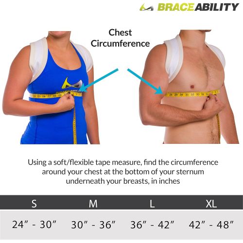  BraceAbility Figure 8 Clavicle Brace & Posture Corrector Broken Collarbone Sling for Injuries & Fractures, Shoulder Support Strap for Upper Back Straightening (Large)