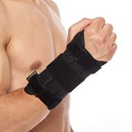 BraceUP Deluxe Wrist Stabilizer Support Brace with Aluminum Splint for Carpal Tunnel Arthritis (L/XL, Right Hand)