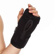 BraceUP Night Sleep Wrist Support Brace, Lightweight Splint with Cushioned Pads for Carpal Tunnel