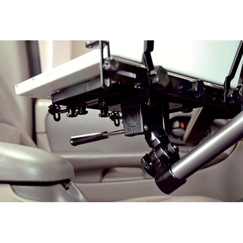  [아마존베스트]Bracketron Car Truck Van SUV Universal Vehicle Laptop PC Mount works with laptops up to 17 - Attaches to passenger seat bolt using the quick release fitting LTM-MS-525