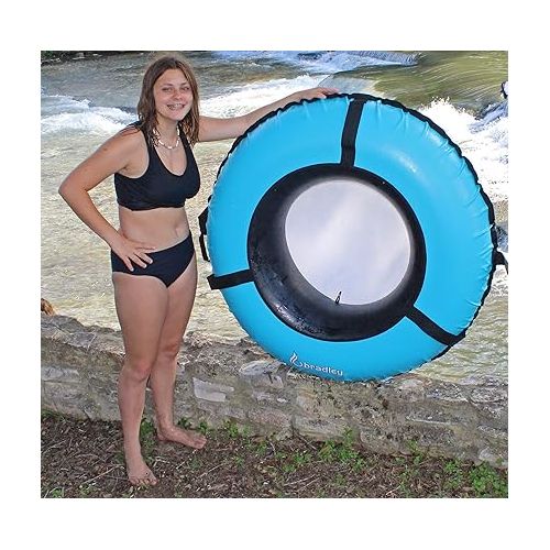  Bradley heavy duty tubes for floating the river; Whitewater water tube; Rubber inner tube with cover for river floating; Linking river tubes for floating the river; river raft tube (Choose your color)