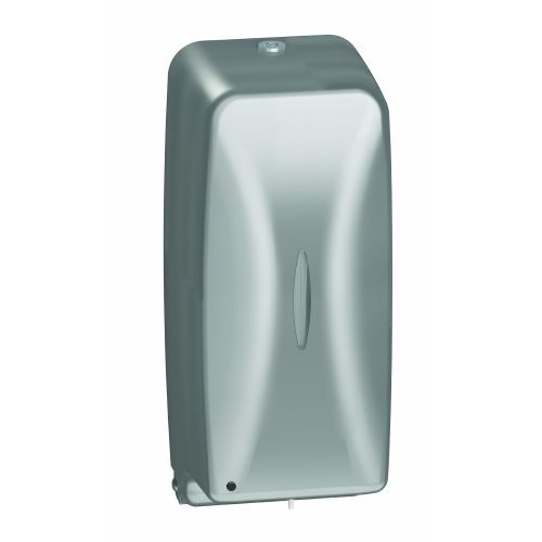  Bradley 6A00-110000 Diplomat Stainless Steel Surface Mounted Soap Dispenser, 27 oz. Capacity, 4-58 Width x 10-916 Height x 4-316 Depth