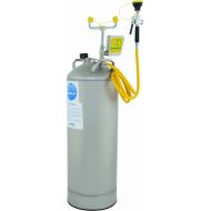 Bradley S19-690 10 Gallon Safety Portable Pressurized Eye/Face Wash Unit with Drench Hose, 0.4 GPM Water Flow, 12-1/4 Width x 34 Height