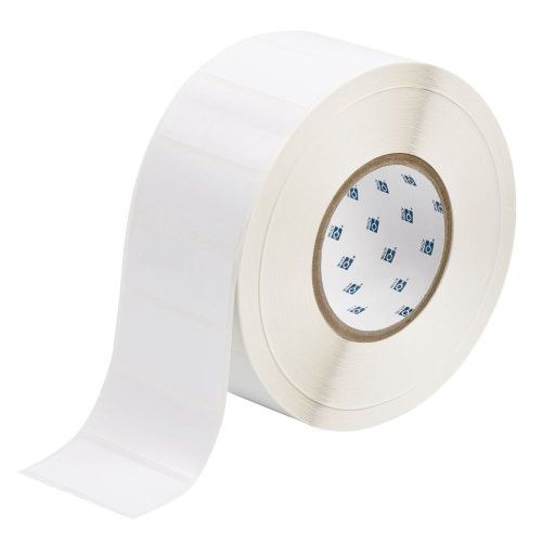  Brady THT-7-423-3 2.75 Width x 1.25 Height, B-423 Permanent Polyester, Gloss Finish White Thermal Transfer Printable Label (3000 per Roll)