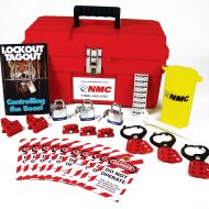 UltraSource 11 Piece Electrical Lockout Kit, Rugged Plastic Case