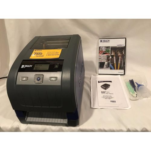  Brady BBP33 Label Printer with Auto Cutter and LabelMark Software (BBP33)