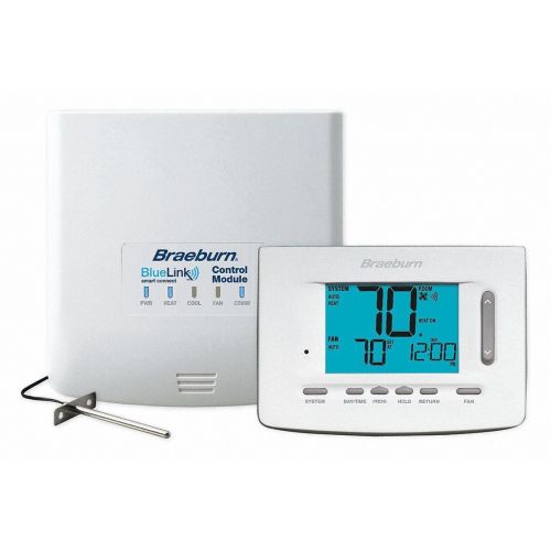 Braeburn- 7500 Universal Wireless Thermostat Kit 7, 5-2 day or Non-Programmable 3H  2C (Includes Thermostat, Control Module and Supply Air sensor) (Pack of 3)