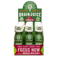 BrainJuice Brain Booster Shot, Pomegranate Acai | Liquid Drink Supplement for Improved Energy,...