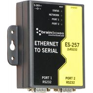 [아마존베스트]Brainboxes - Device Server - 2 Ports - 10MB LAN, 100MB LAN, RS-232 (ES-257)