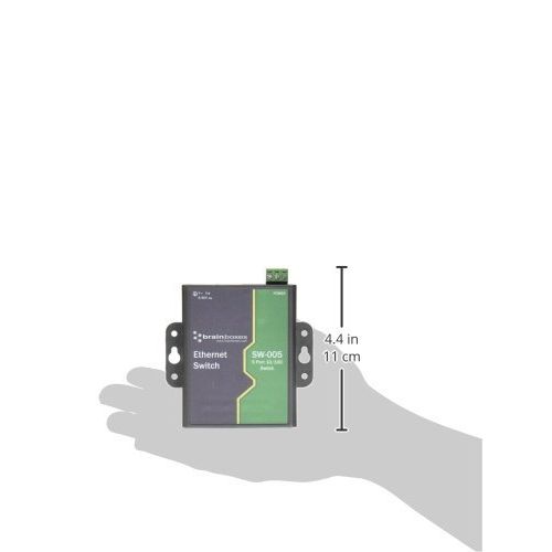  Brainboxes Switch - 5 ports - DIN rail mountable (SW-005)