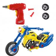 Brainnovative Toys Take Apart Toys Motorcycle Kit Set  Build Your Own Model Motorcycle Kit Construction Set (2 Models)  20 Take-A-Part Pieces With Engine Sounds & Toy Tools For Kids