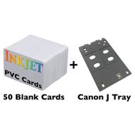 Brainstorm ID Inkjet PVC ID Card Starter Kit - Includes 50 Cards - Compatible with Canon J Tray Printers (50 Cards)