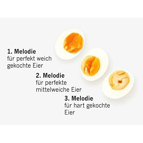  [아마존베스트]Brainstream Gockel PiepEi, Egg Timer for Boiling, Plays 3 Melodies for 3 Hardnesses, A005626