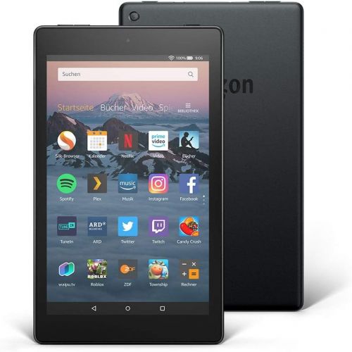  [아마존 핫딜] [아마존핫딜]Amazon Fire HD 8-Tablet Zertifiziert und generalueberholt mit Alexa, 8-Zoll-HD-Display, 16 GB, Schwarz, mit Spezialangeboten